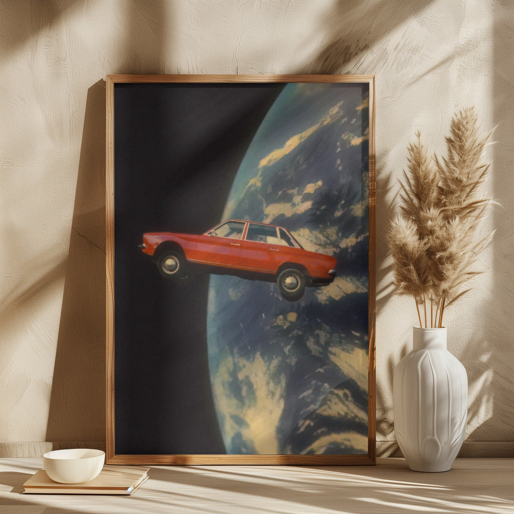 Flying Space Car - plakatstore