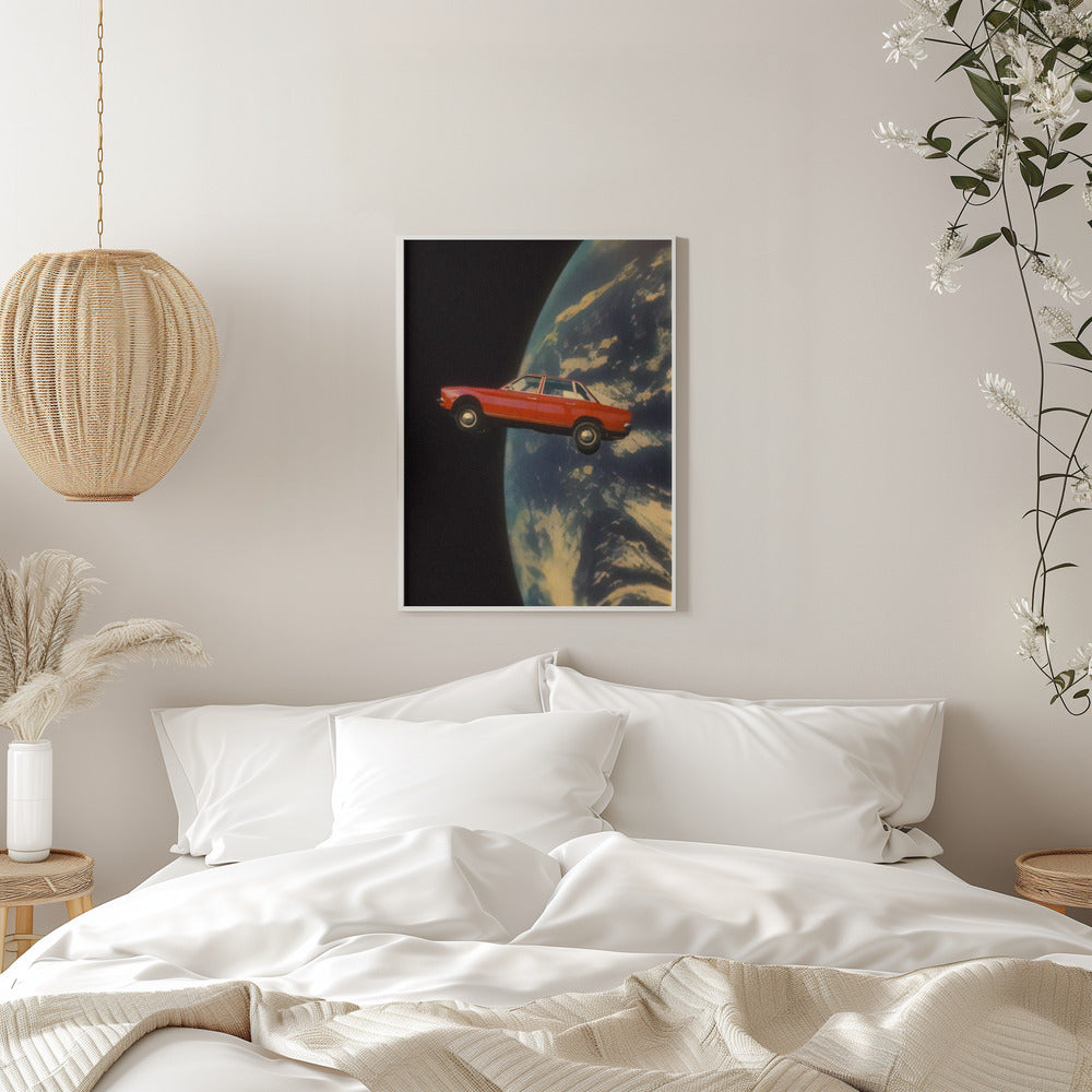 Flying Space Car - plakatstore