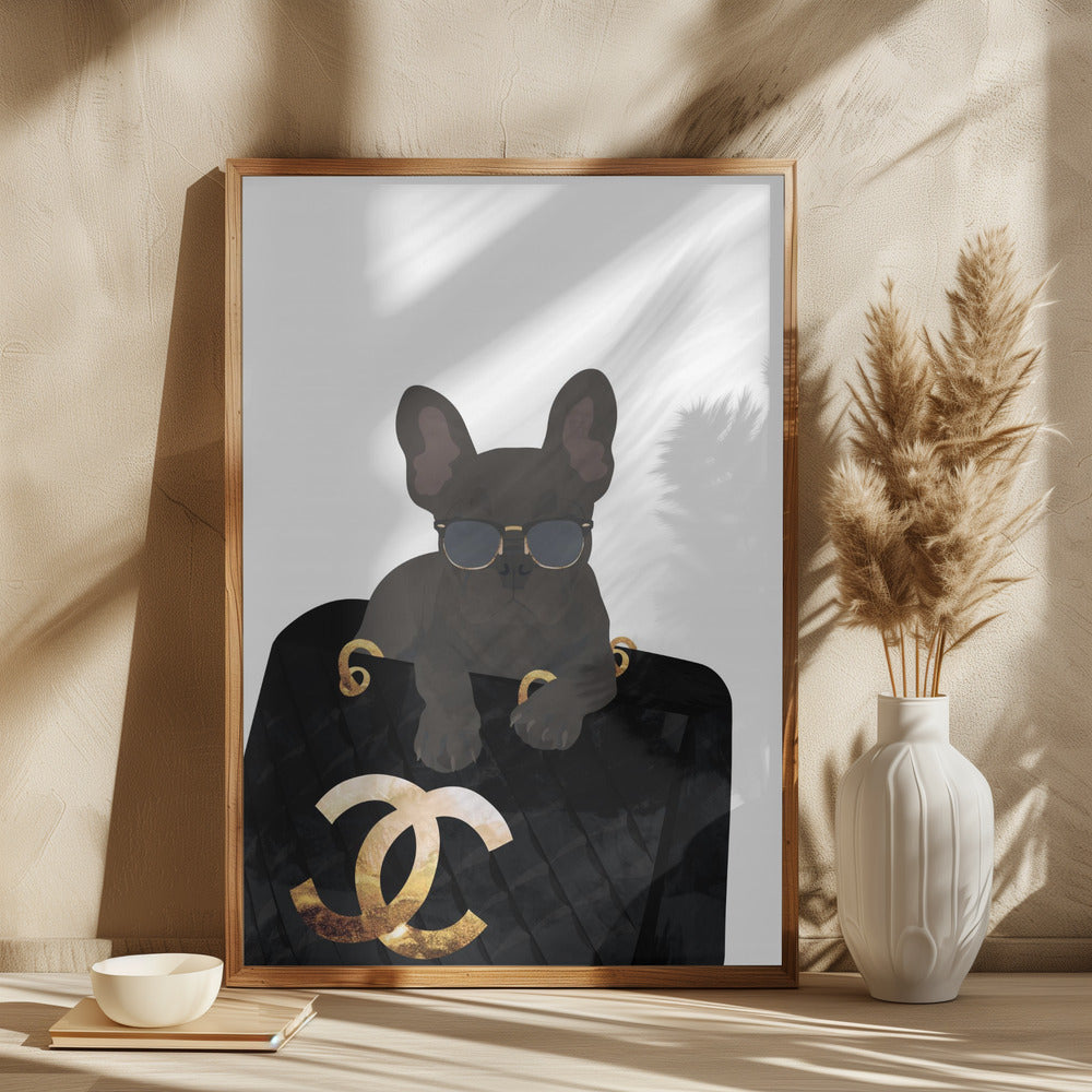 Frenchie in the bag - plakatstore