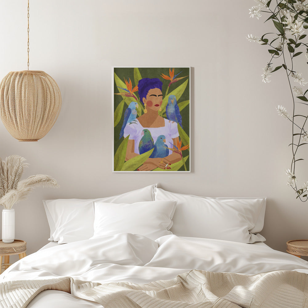 Frida and birds - plakatstore