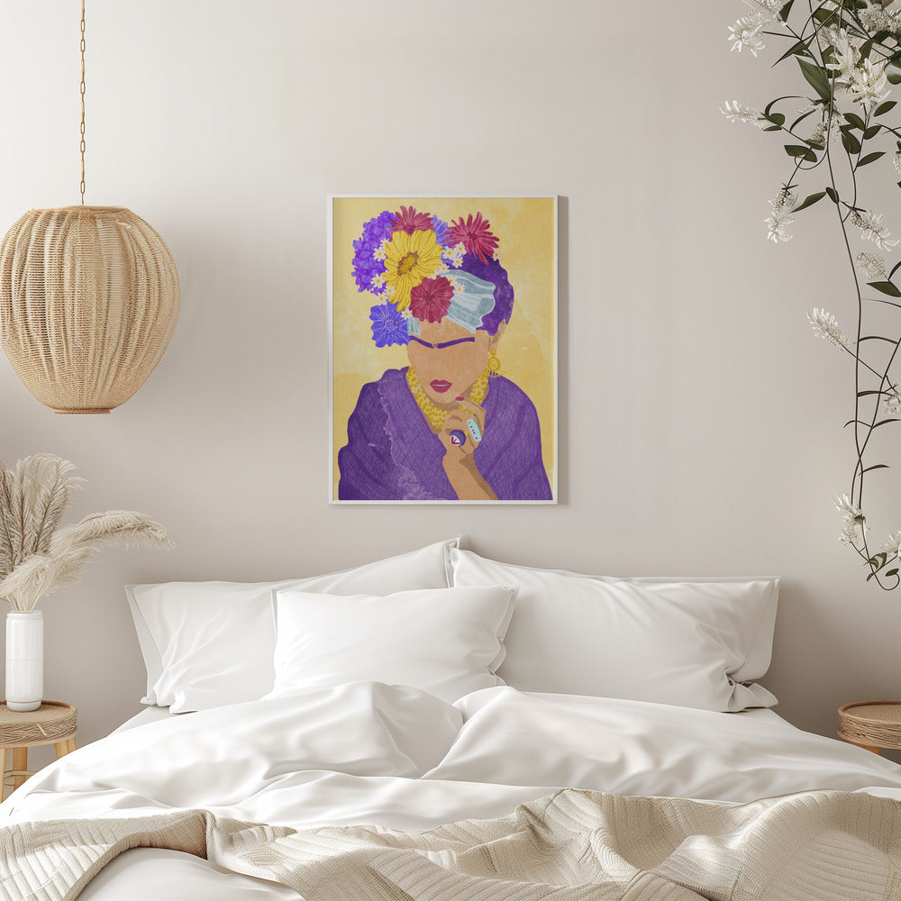 Frida and flowers - plakatstore