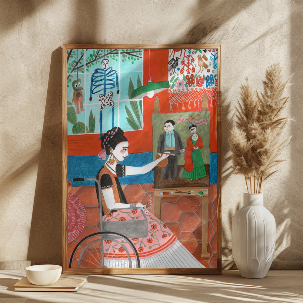 Frida in the blue house - plakatstore