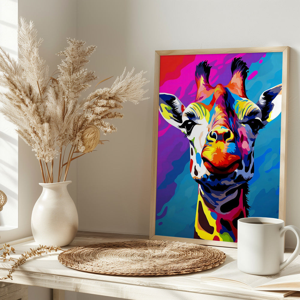 Giraffe Pop Art - plakatstore