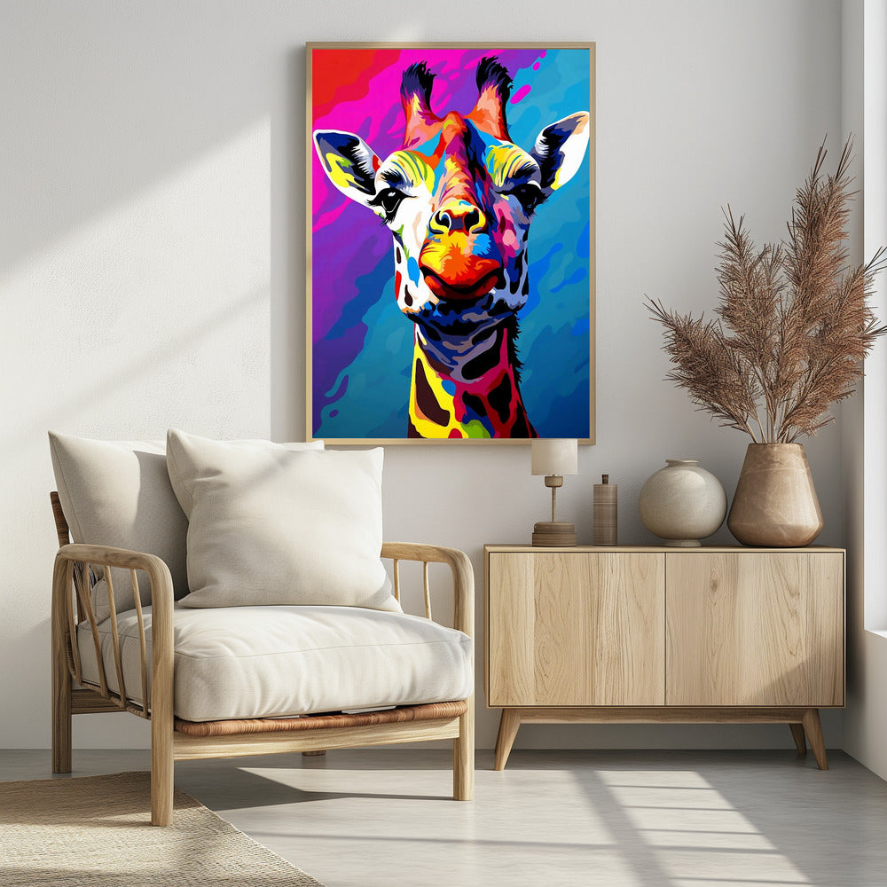 Giraffe Pop Art - plakatstore