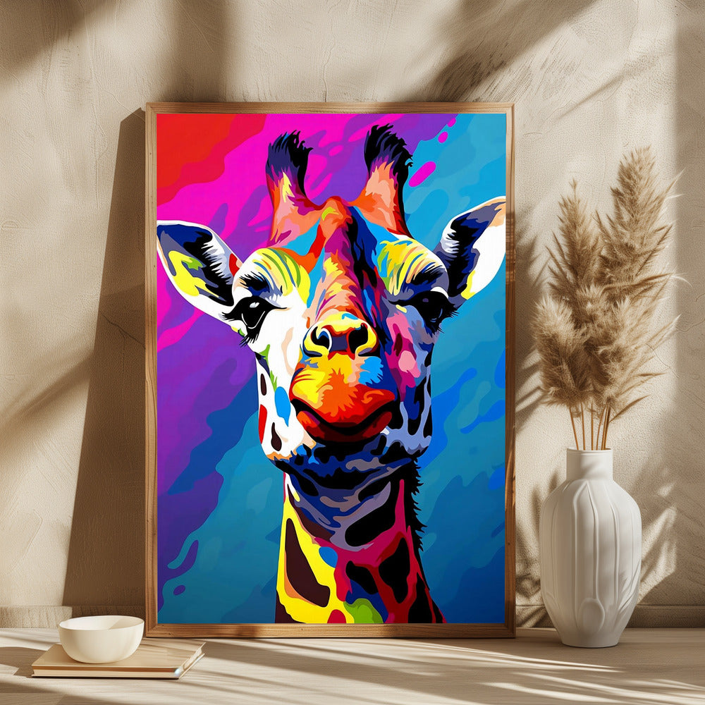 Giraffe Pop Art - plakatstore