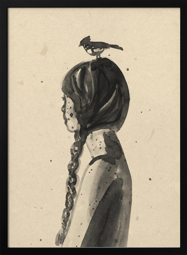 Girl with Bird