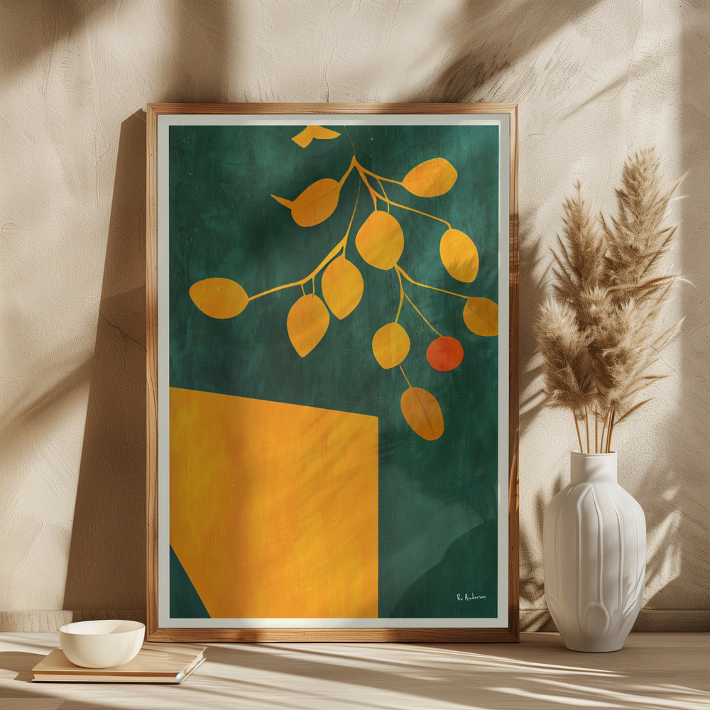 Golden Autumn Leaves - plakatstore