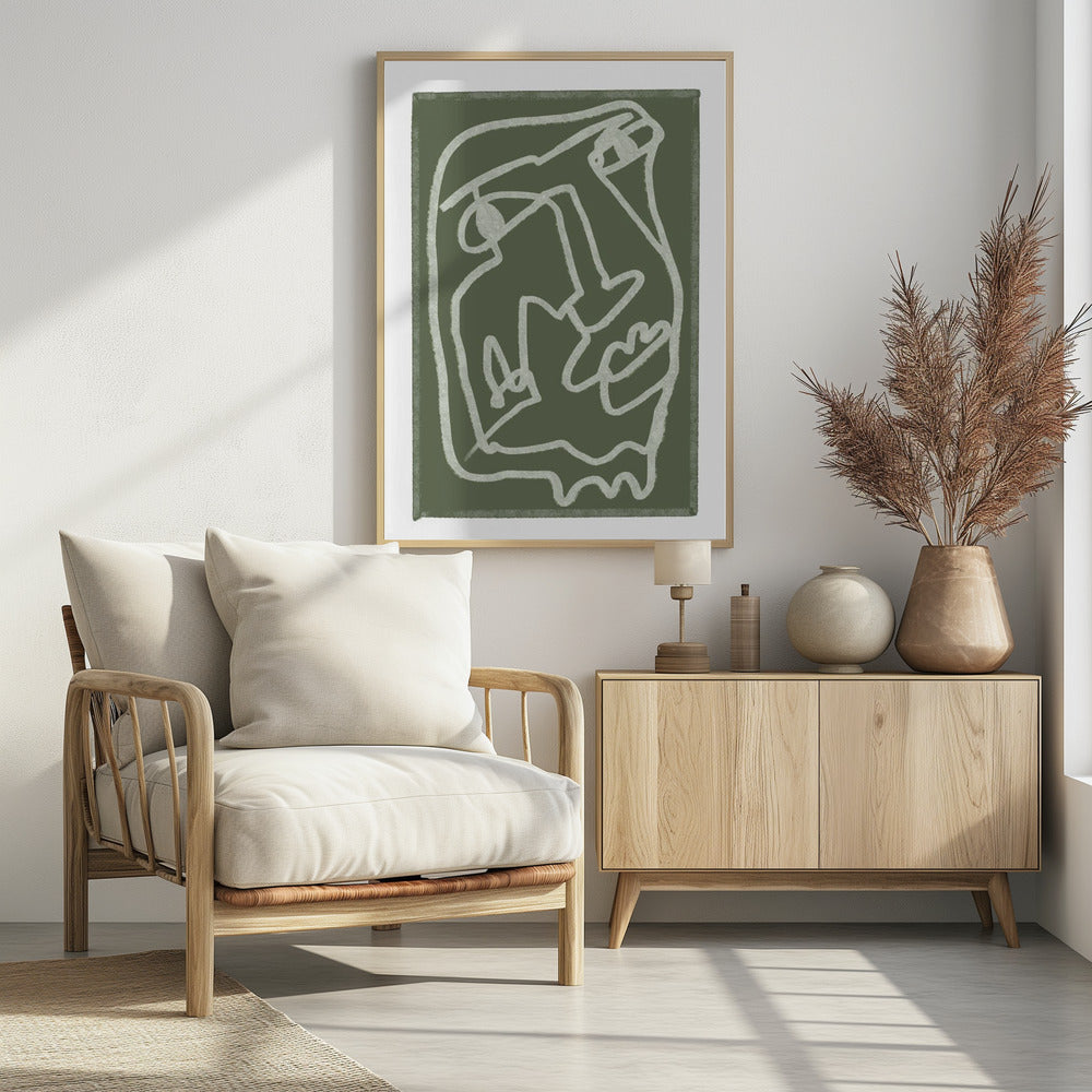 Green abstract - plakatstore