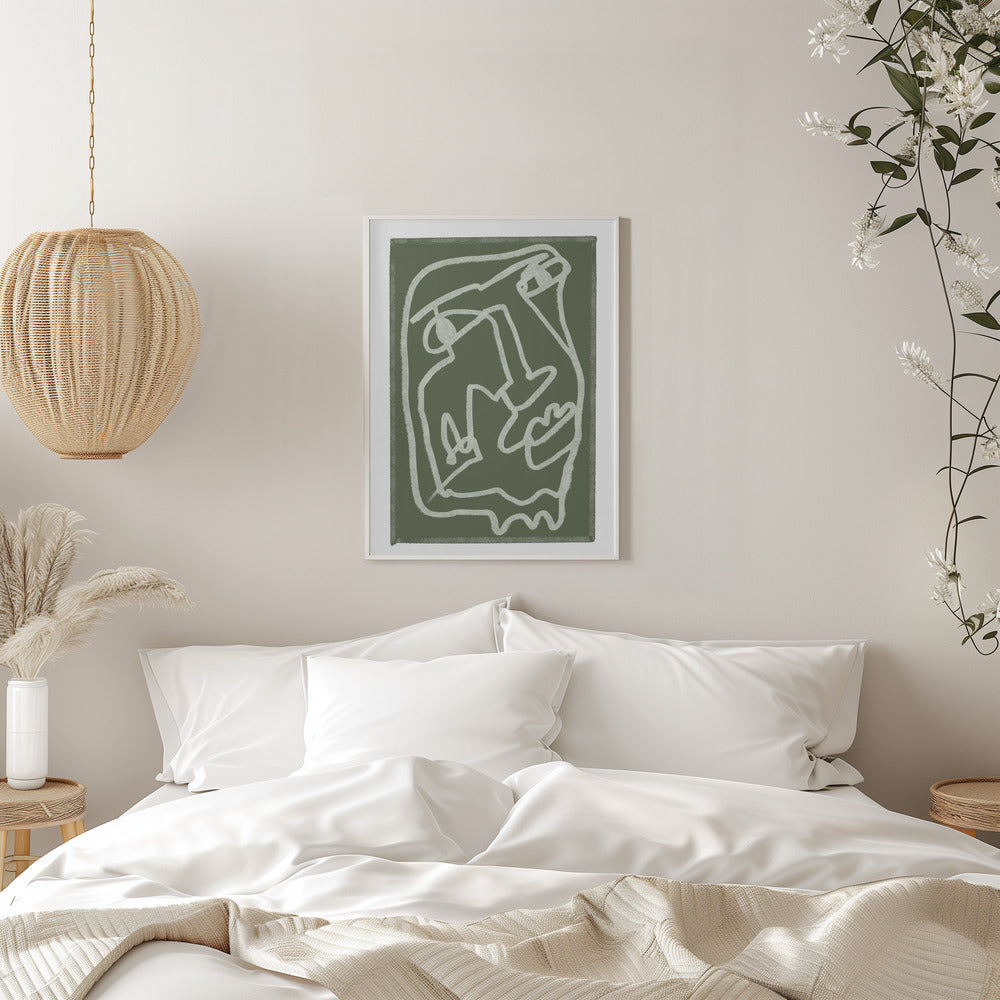 Green abstract - plakatstore