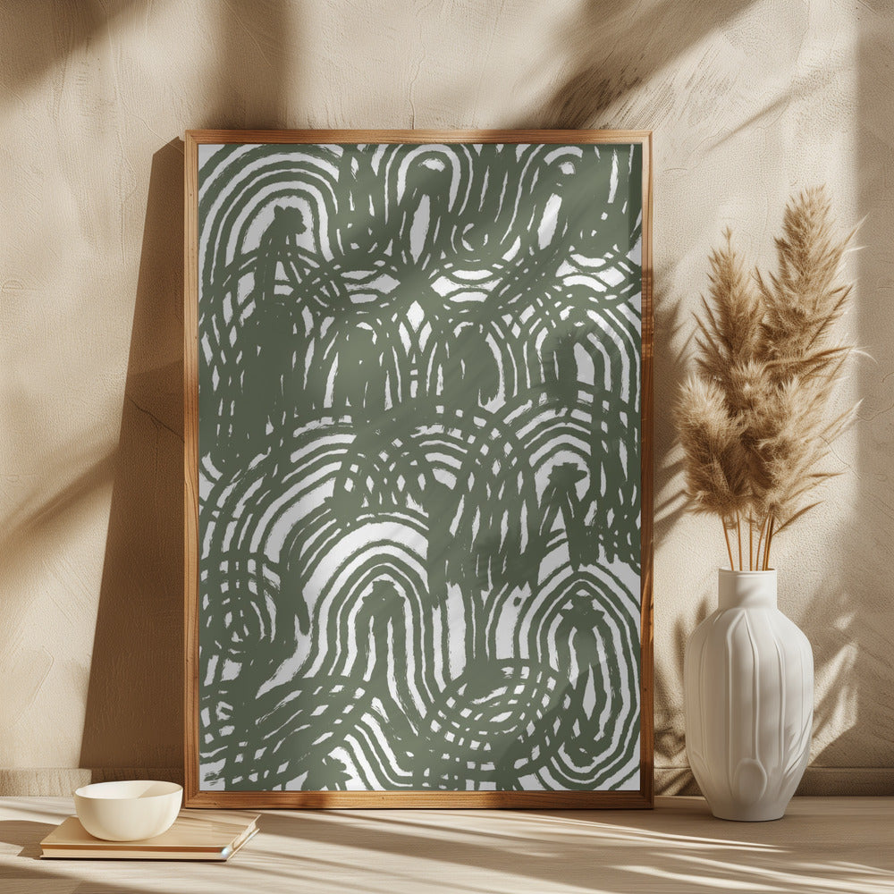 Green Pattern - plakatstore