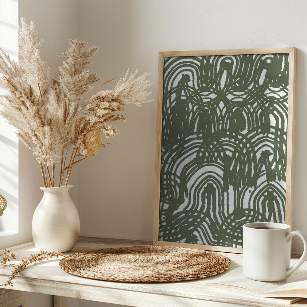 Green Pattern - plakatstore