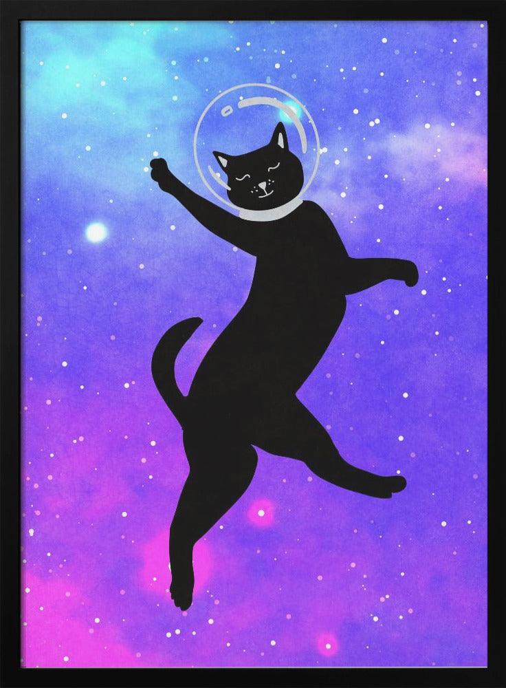 Happy Space Cat - plakatstore