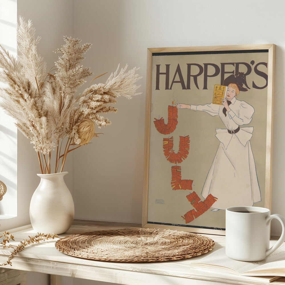 Harper's July - plakatstore