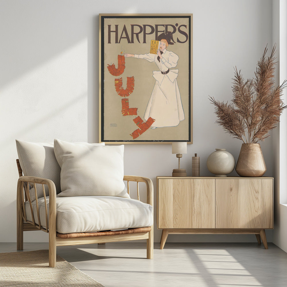 Harper's July - plakatstore