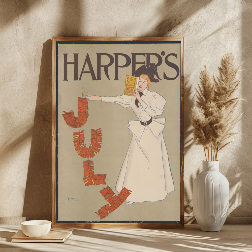 Harper's July - plakatstore