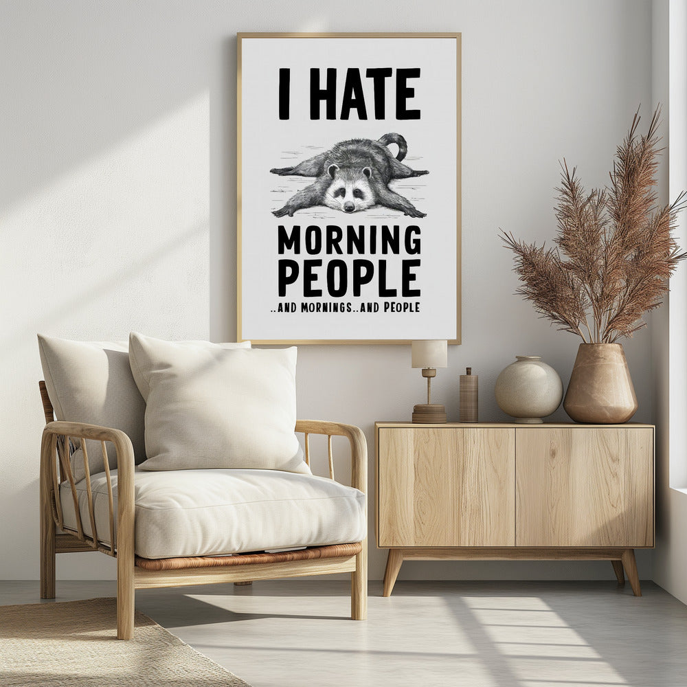 I Hate Morning People - plakatstore