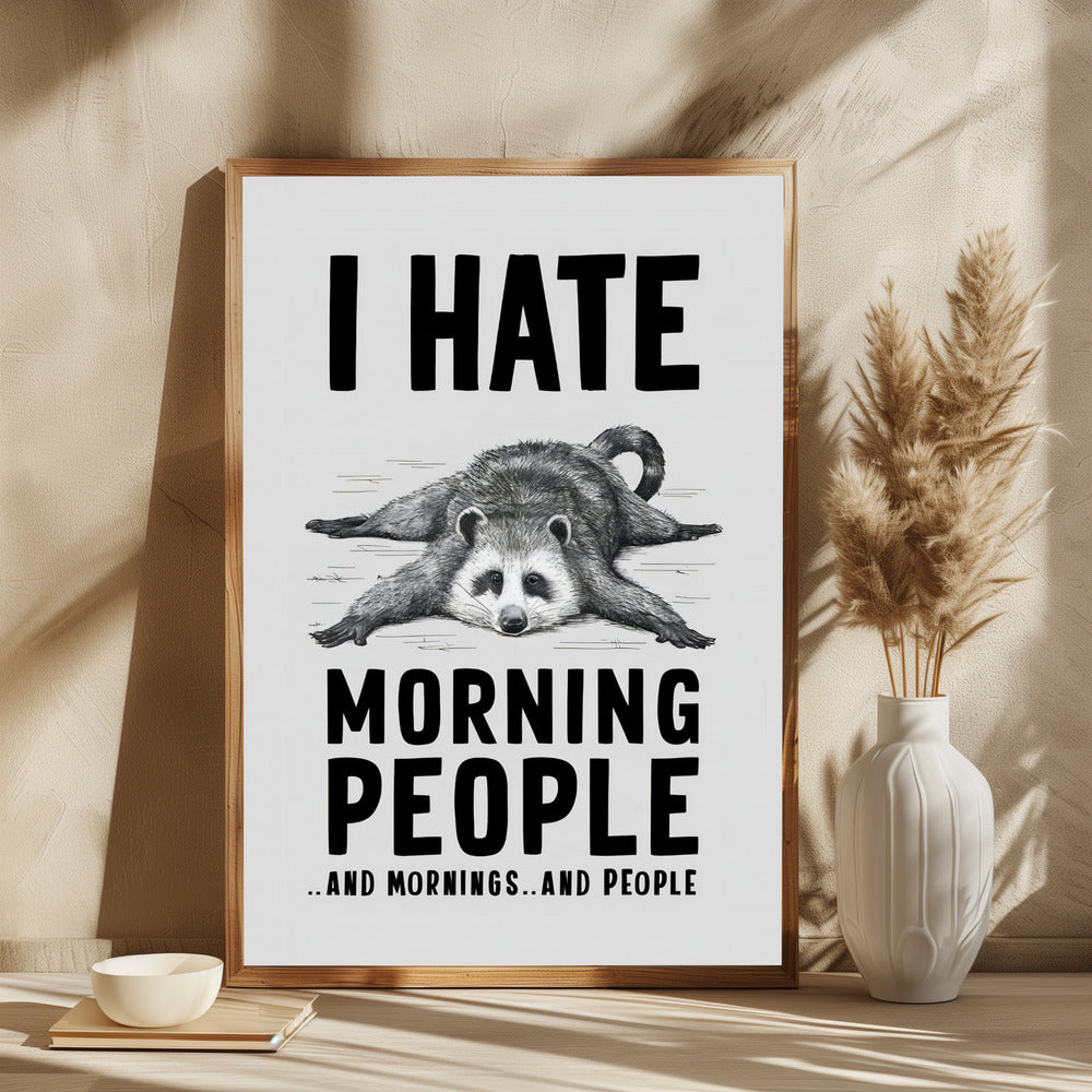 I Hate Morning People - plakatstore