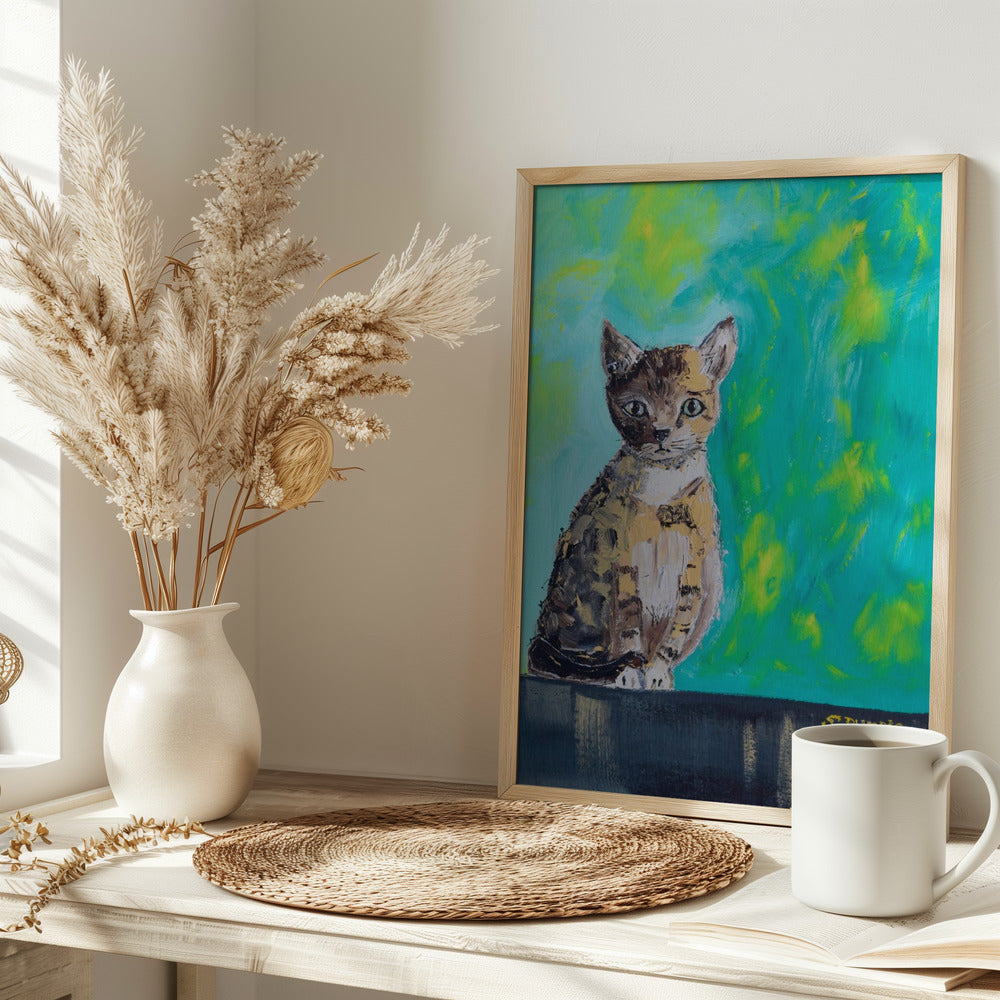 Kitten Waiting - plakatstore