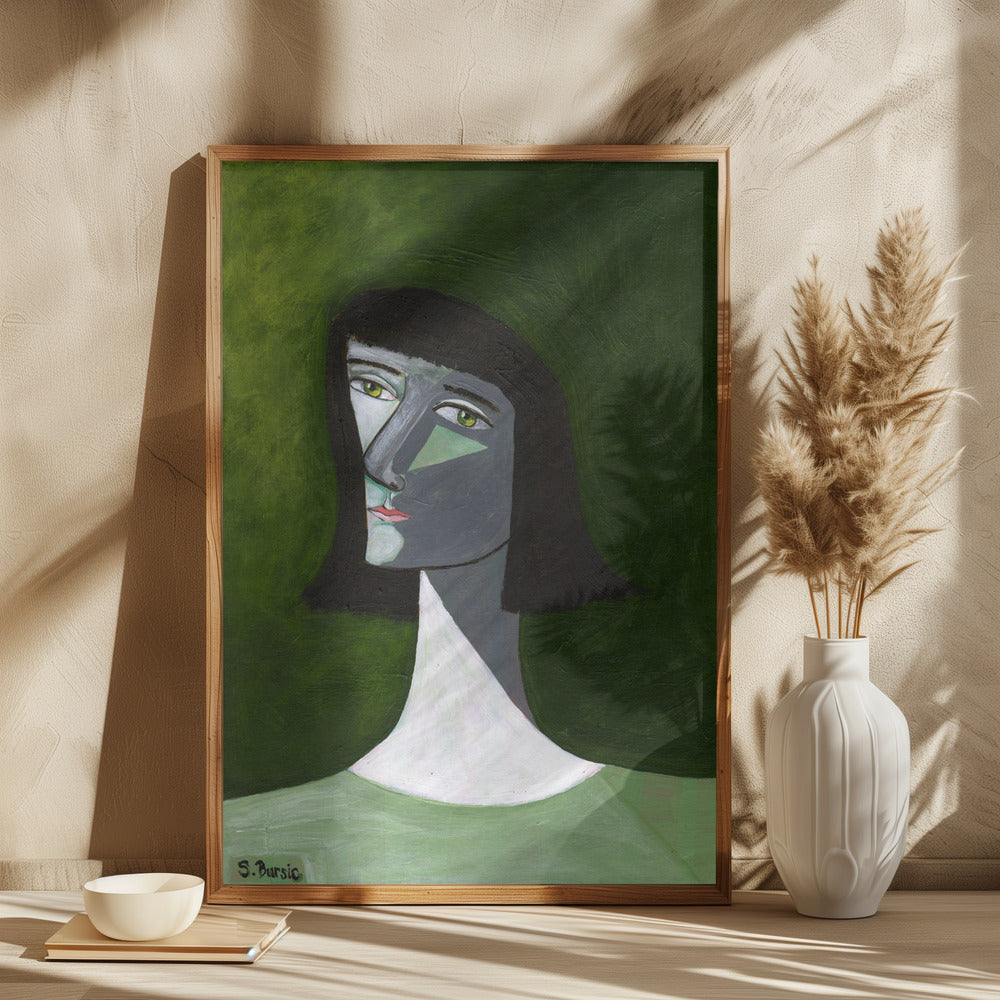 Lady in Green - plakatstore