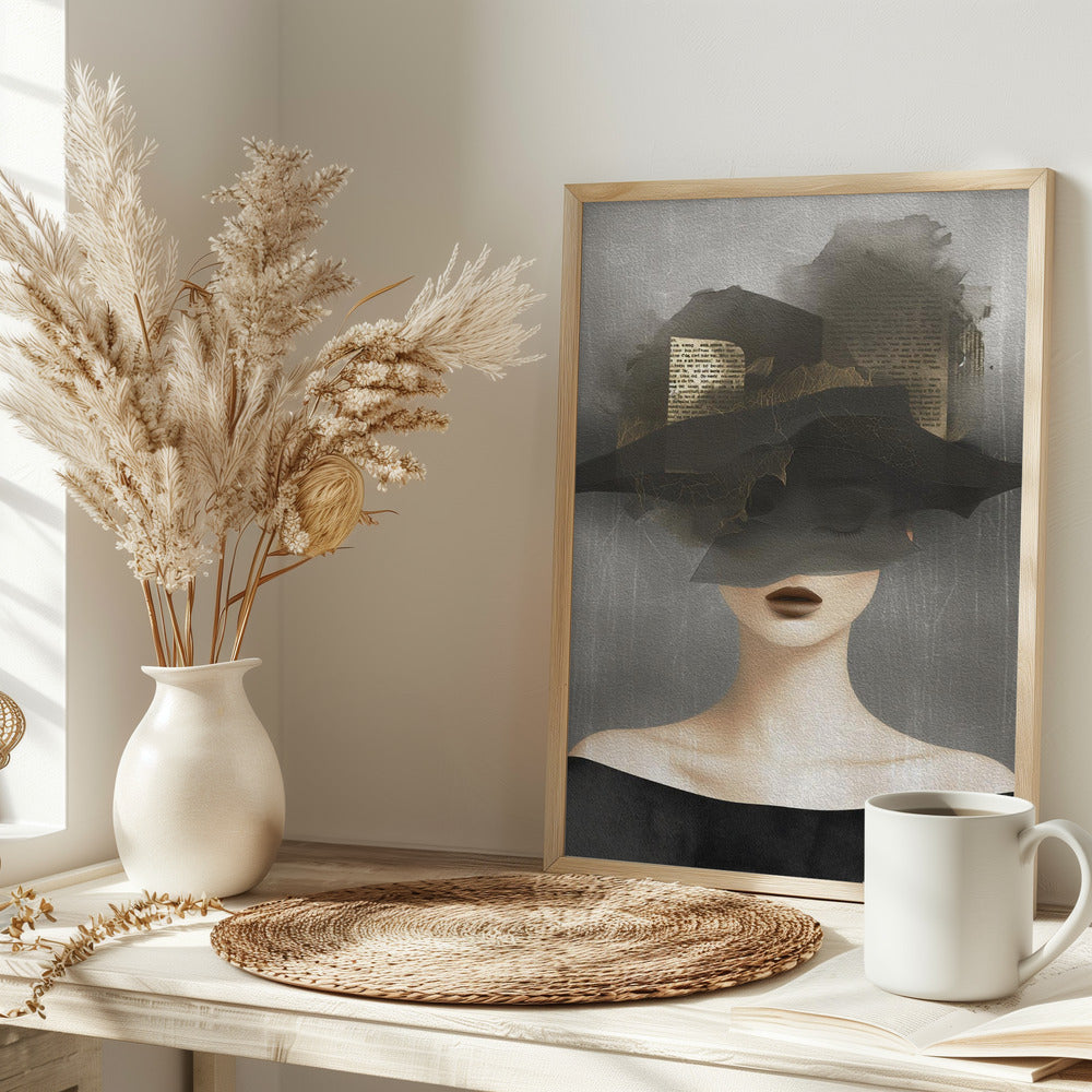 Lady In Hat No 2 - plakatstore