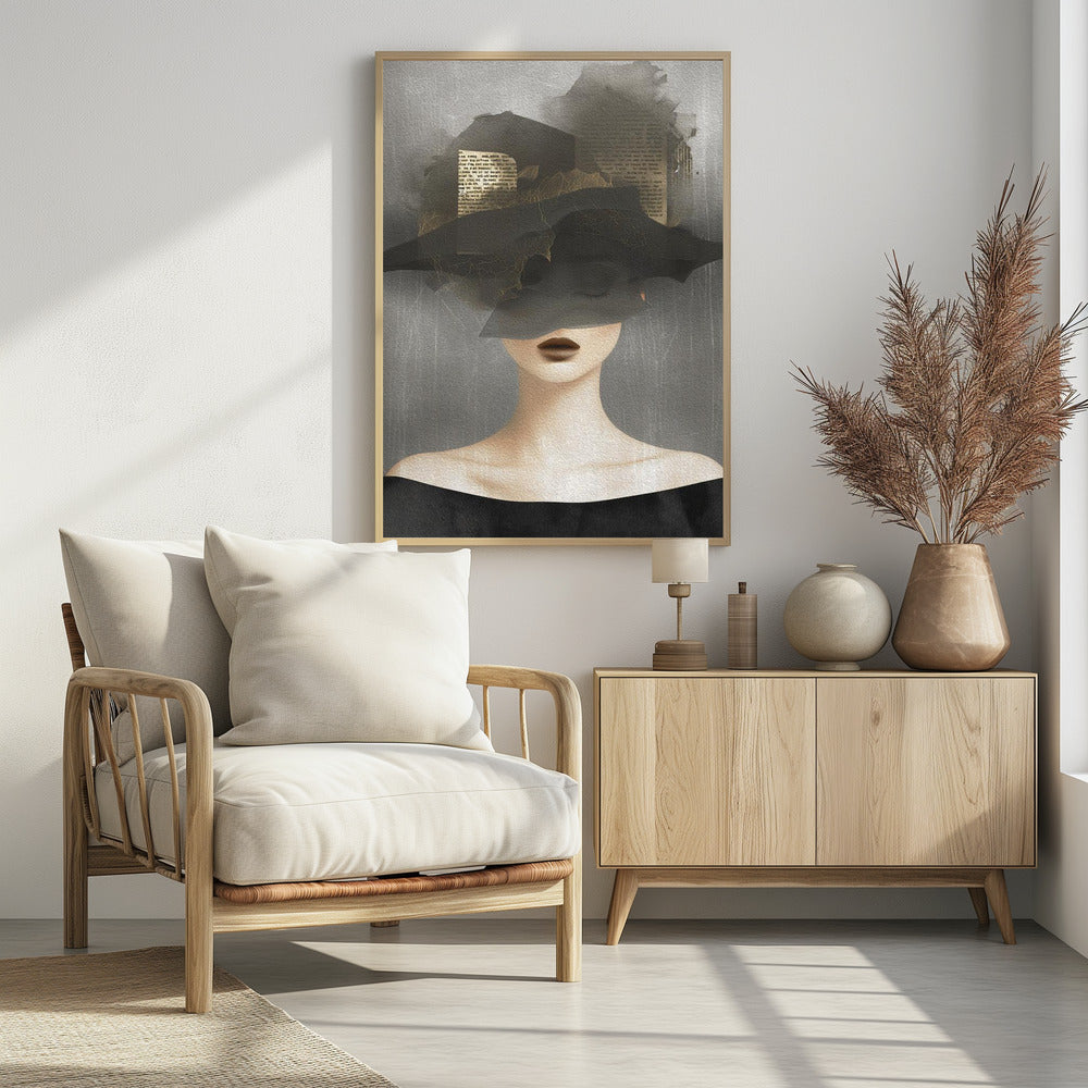 Lady In Hat No 2 - plakatstore