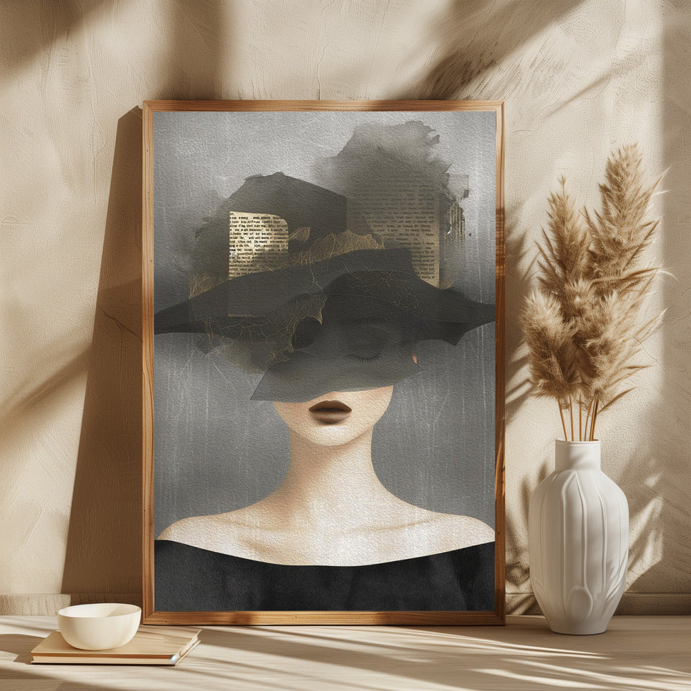 Lady In Hat No 2 - plakatstore