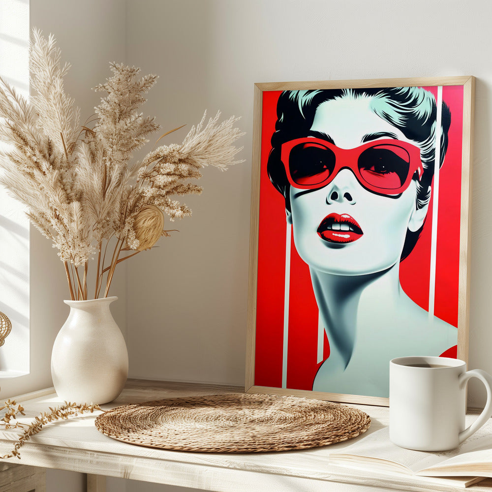 Lady In Red - plakatstore