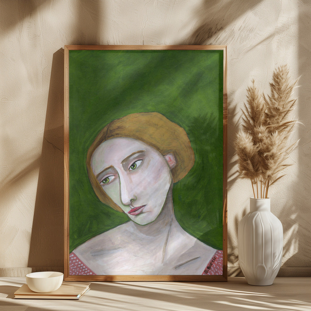 Lady looking down - plakatstore