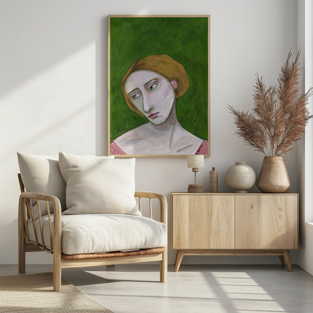 Lady looking down - plakatstore