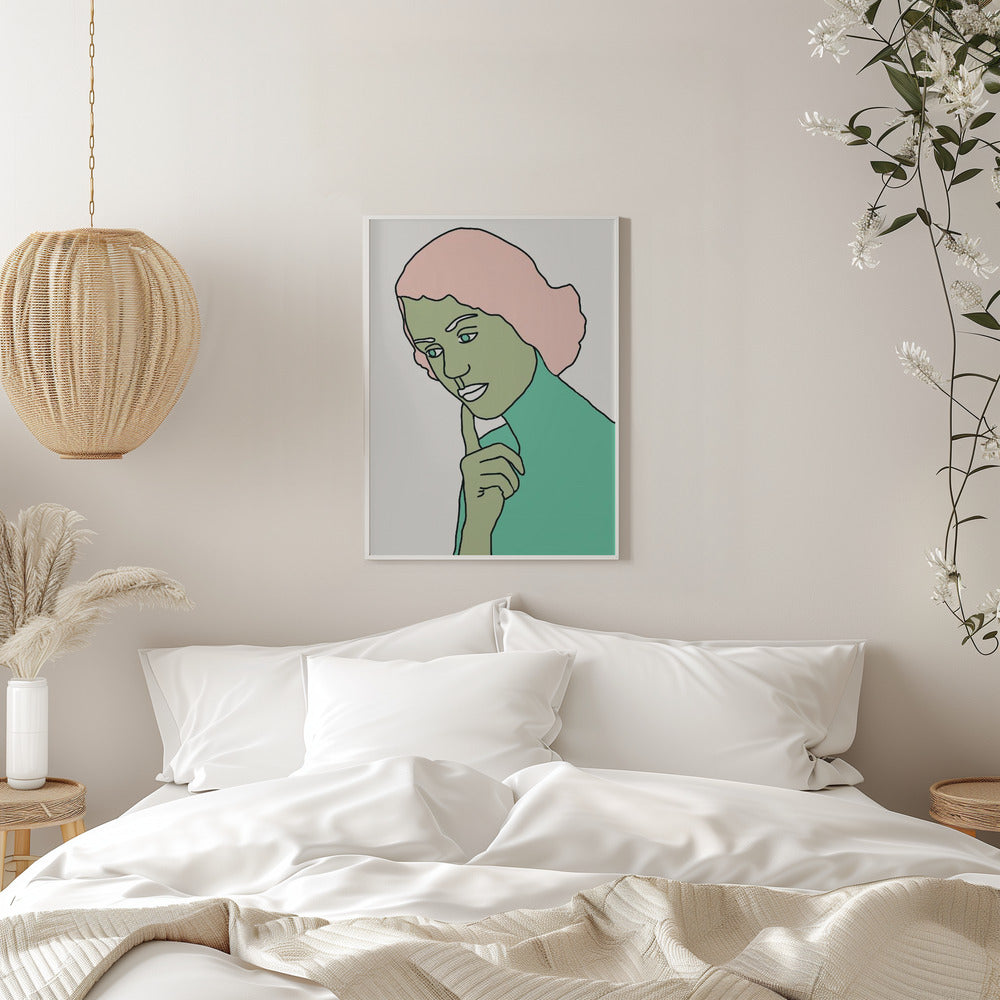 Lady Thinking Green - plakatstore