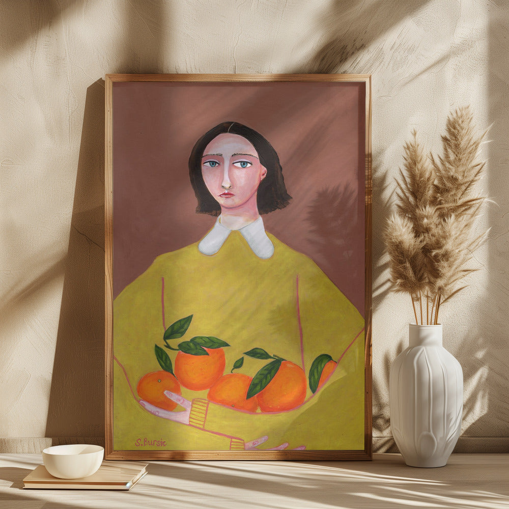 Lady with Oranges - plakatstore