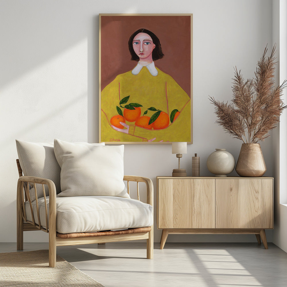 Lady with Oranges - plakatstore