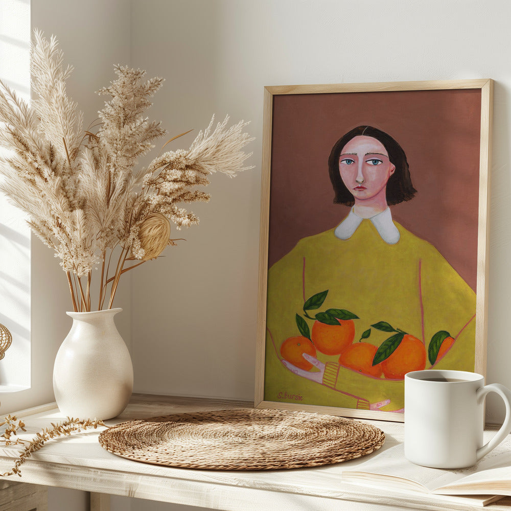 Lady with Oranges - plakatstore