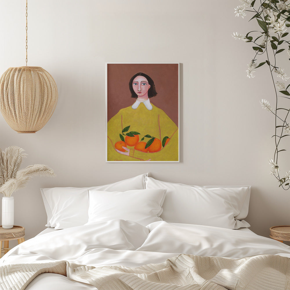 Lady with Oranges - plakatstore