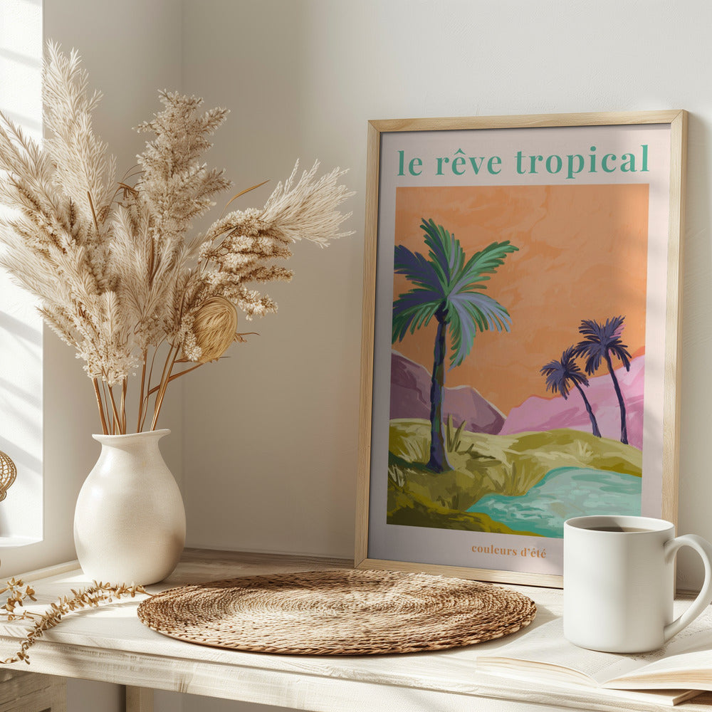 Le Rêve Tropical - Palmtrees - plakatstore