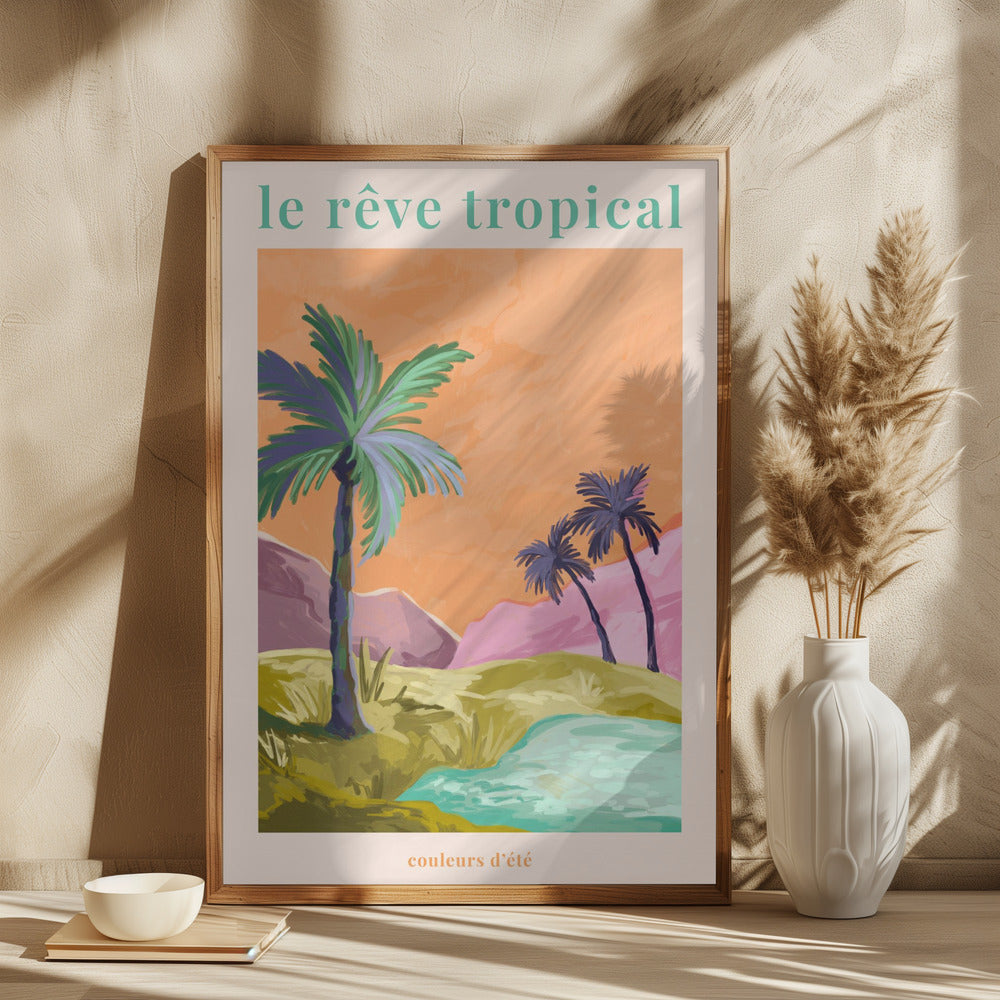 Le Rêve Tropical - Palmtrees - plakatstore