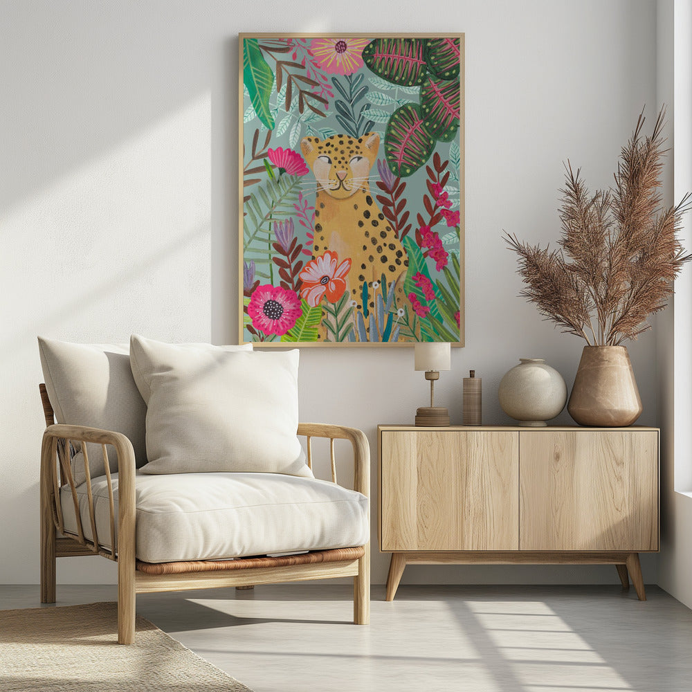 Leopard in the Jungle - plakatstore