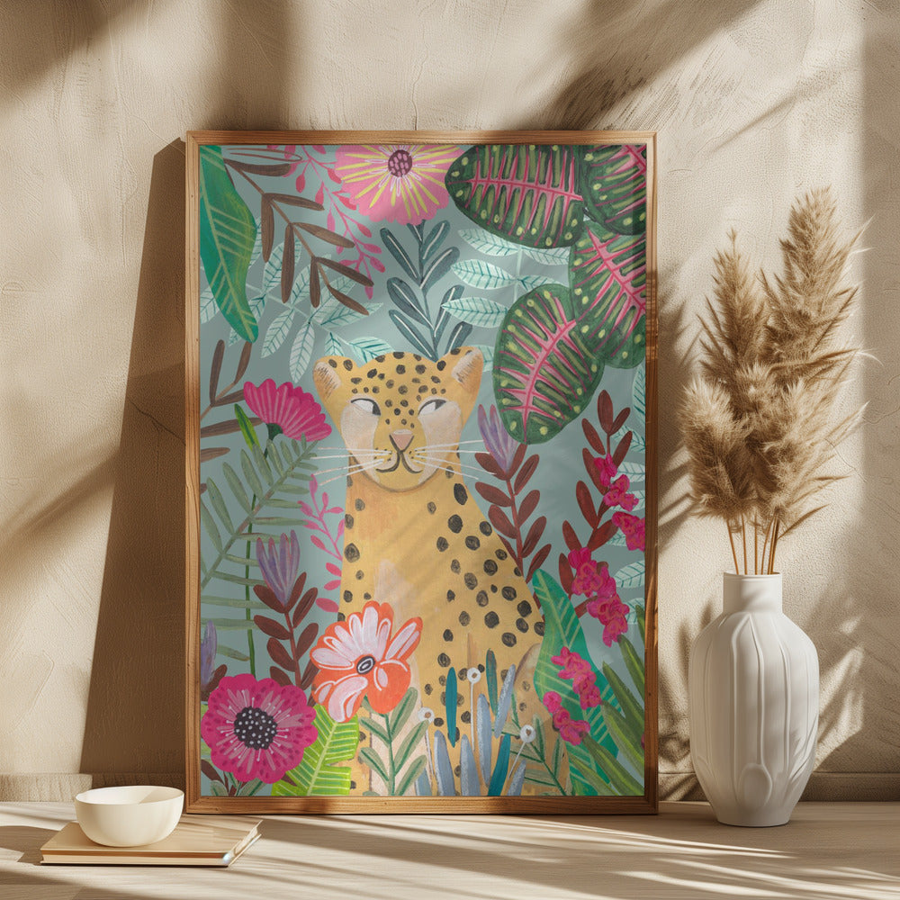 Leopard in the Jungle - plakatstore