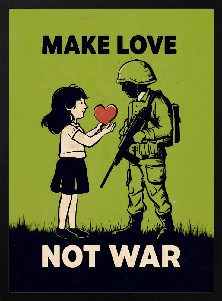 Make Love   Not War - plakatstore