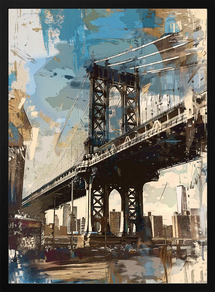 Manhattan Bridge - New York - plakatstore