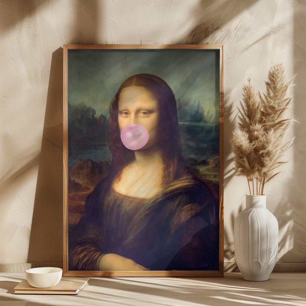 Mona Lisa Bubble Gum - plakatstore