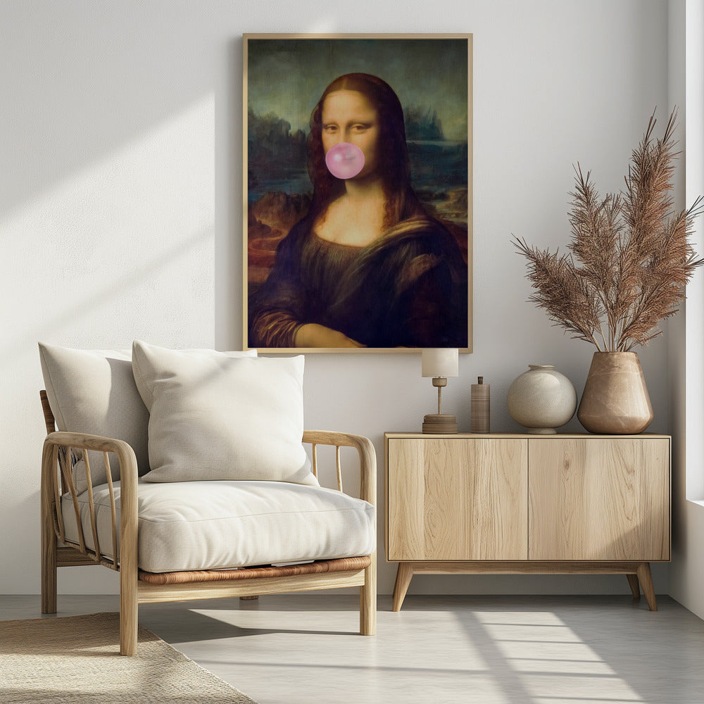 Mona Lisa Bubble Gum - plakatstore