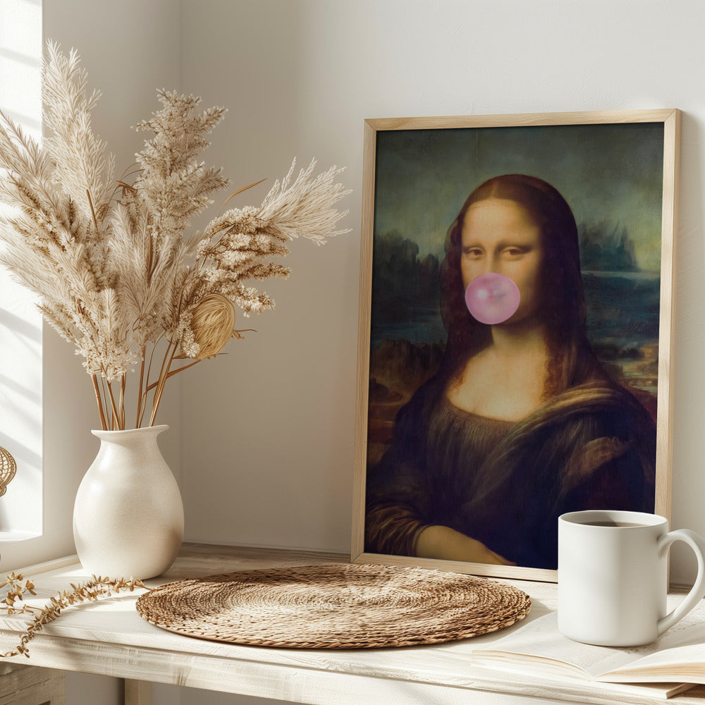 Mona Lisa Bubble Gum - plakatstore