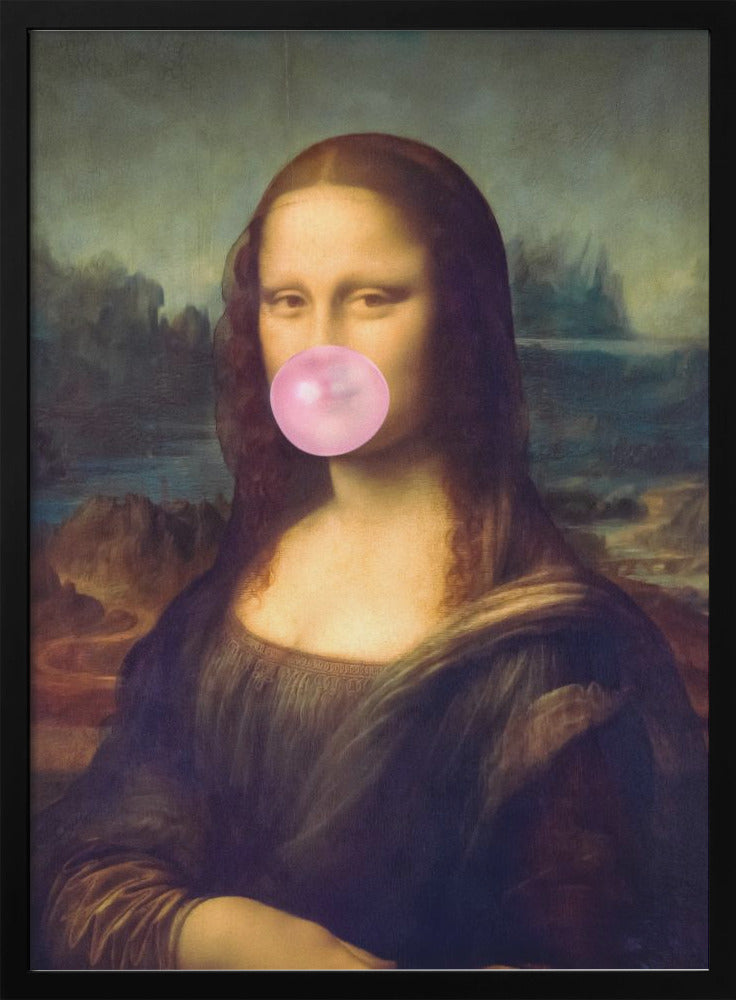 Mona Lisa Bubble Gum - plakatstore