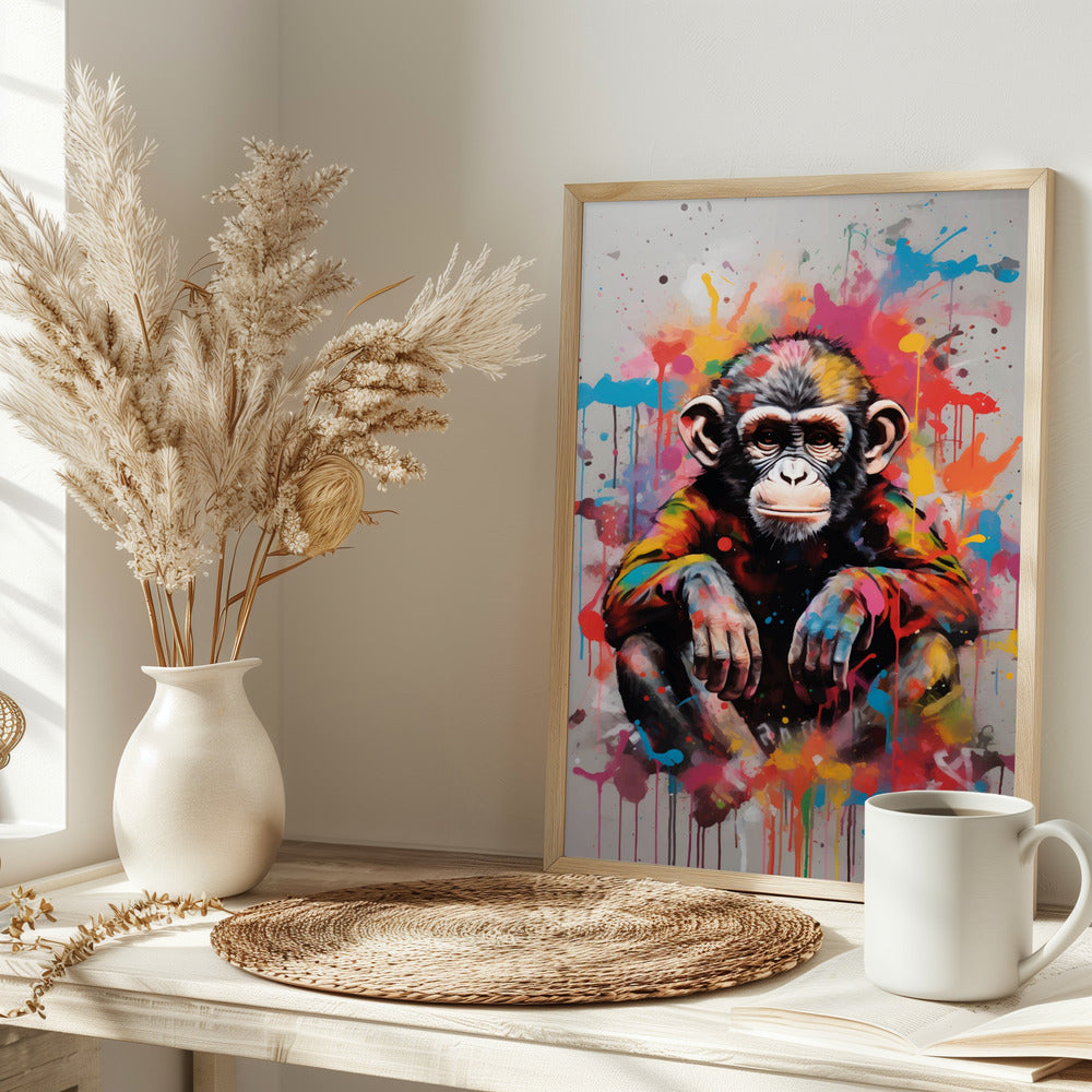 Monkey Pop Art - plakatstore