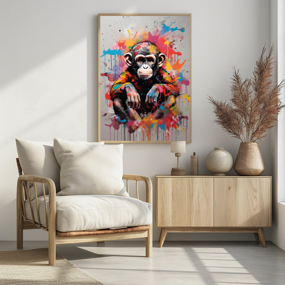 Monkey Pop Art - plakatstore