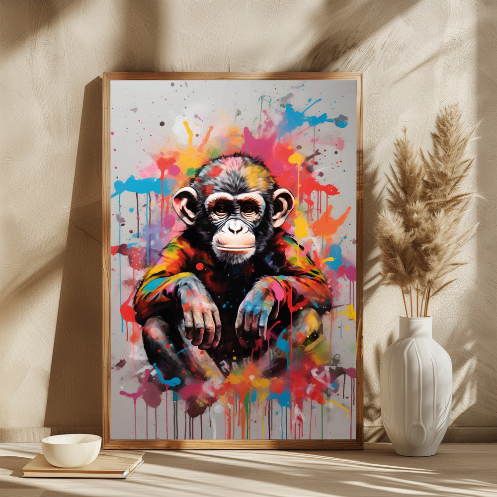 Monkey Pop Art - plakatstore