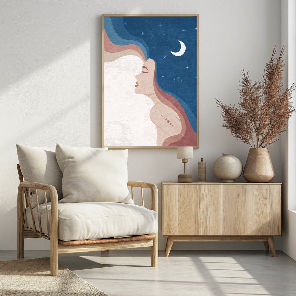 Moon Hair - plakatstore