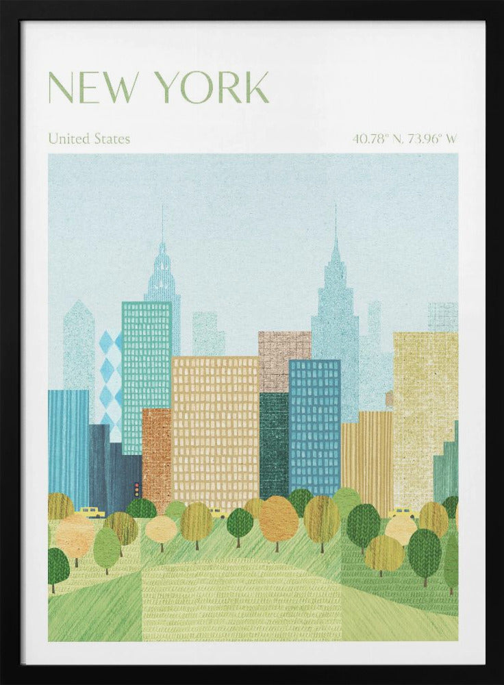 New York, Central Park - plakatstore