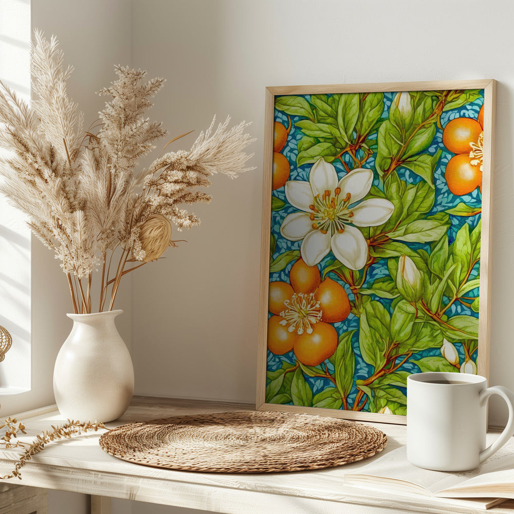 Orange Blossom Nature Plant - plakatstore